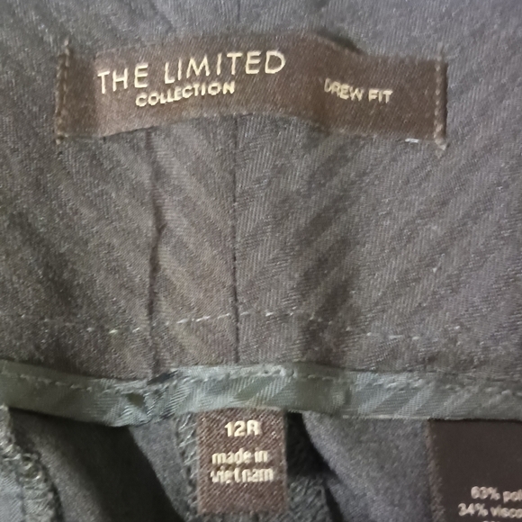 The Limited Drew Fit Pant Chocolate Brown Bootcut Trouser 12R - Picture 8 of 9